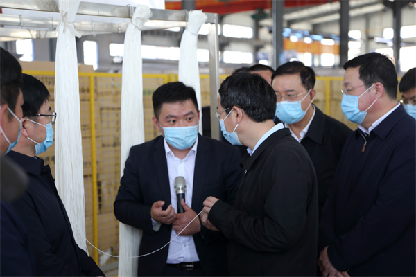 2020年4月14日辽宁省副省长张立林莅临辽宁Kaiyun环保产业园 2020年4月14日辽宁省副省长张立林莅临辽宁Kaiyun环保产业园